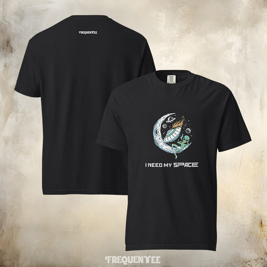 I NEED MY SPACE HEAVYWEIGHT TEE