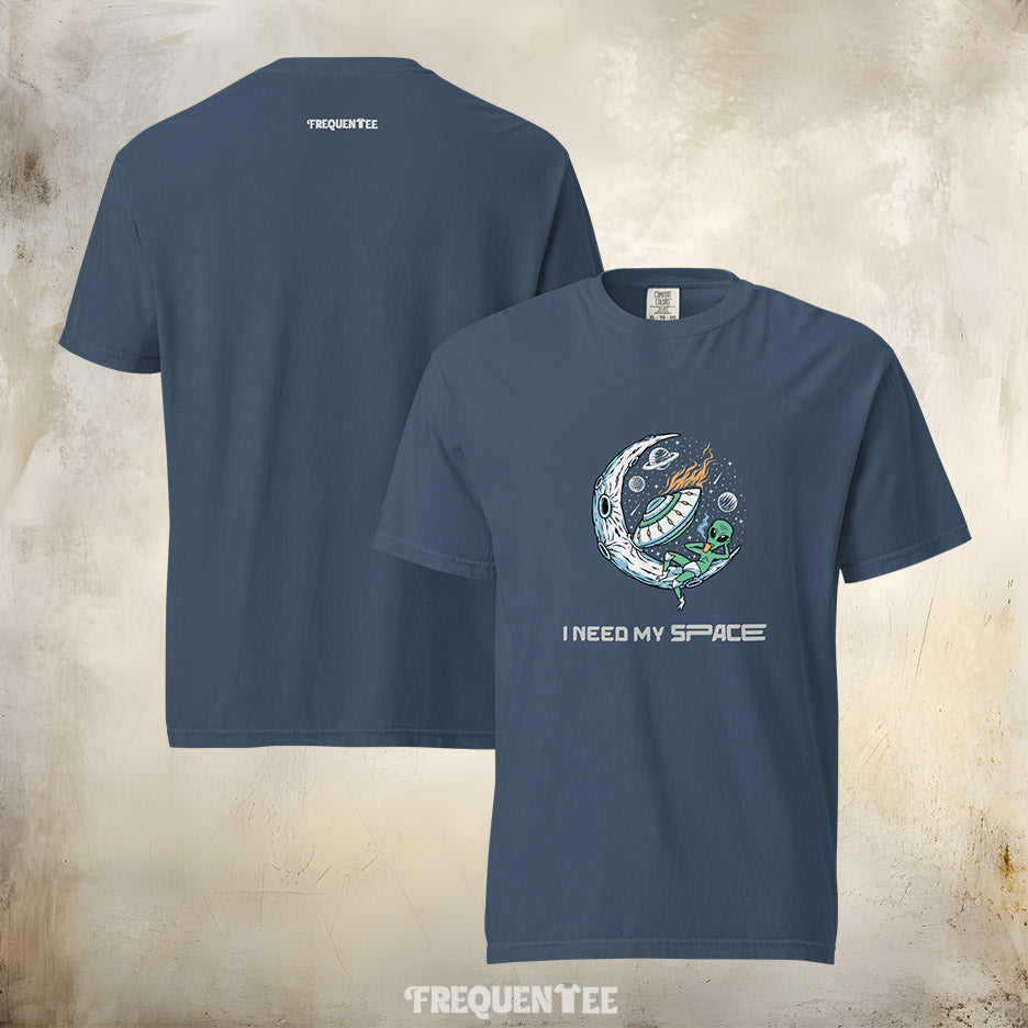 I NEED MY SPACE HEAVYWEIGHT TEE
